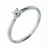 Ring 18 kt WG, 1 Brill. 0,16 ct, TW-si