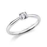 Ring 18 kt WG, 1 Brill. 0,25 ct, TW-si