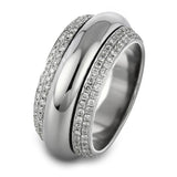 Ring 18 kt WG, 204 Brill. 1,48 ct, TW-vsi/si