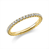 Ring 18 kt GG, 37 Brill. 0,48 ct, TW-si