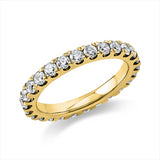 Ring 18 kt GG, 26 Brill. 1,48 ct, TW-si