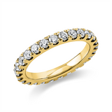 Ring 14 kt GG, 26 Brill. 1,46 ct, TW-si