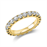Ring 14 kt GG, 22 Brill. 1,93 ct, TW-si