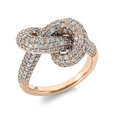 Ring 14 kt RG, 272 Brill. 2,05 ct, TW-si