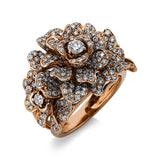 Ring 18 kt RG, 318 Brill. 2,70 ct, TW-si