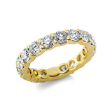 Ring 18 kt GG, 18 Brill. 3,60 ct, TW-si