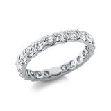 Ring 18 kt WG, 21 Brill. 2,10 ct, TW-si
