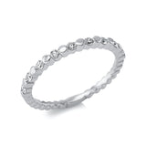 Ring 18 kt WG, 9 Brill. 0,18 ct, TW-si