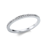 Ring 18 kt WG, 25 Brill. 0,09 ct, TW-si