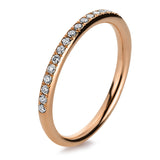 Ring 18 kt RG, 21 Brill. 0,21 ct, TW-si