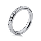 Ring 18 kt WG, 32 Brill. 1,02 ct, TW-si