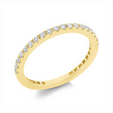 Ring 18 kt GG, 19 Brill. 0,25 ct, TW-si