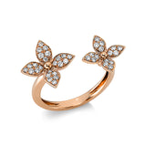 Ring 18 kt RG, 40 Brill. 0,33 ct, TW-vsi