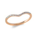 Ring 18 kt RG, 17 Brill. 0,11 ct, TW-si