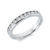 Ring 18 kt WG, 14 Brill. 0,51 ct, TW-si