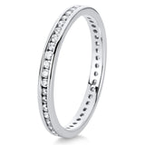 Ring 14 kt WG, 45 Brill. 0,39 ct, TW-si