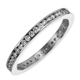 Ring 18 kt WG, 37 Brill. 0,47 ct, TW-si