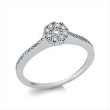 Ring 14 kt WG, 33 Brill. 0,30 ct, TW-vsi