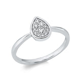 Ring 18 kt WG, 1 Brill. 0,07 ct, TW-si, 10 Brill. 0,12 ct, TW-si