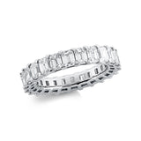 Ring 950 Pt Platin, 24 Sm.schliff 5,93 ct, TW-vsi