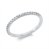 Ring 18 kt WG, 21 Brill. 0,19 ct, TW-si