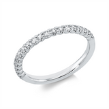Ring 18 kt WG, 19 Brill. 0,36 ct, TW-si