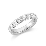 Ring 18 kt WG, 9 Brill. 1,48 ct, TW-si