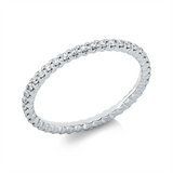 Ring 18 kt WG, 42 Brill. 0,41 ct, TW-si