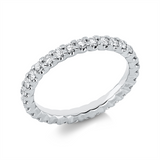 Ring 18 kt WG, 31 Brill. 0,91 ct, TW-si