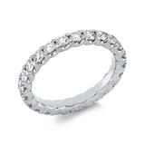 Ring 18 kt WG, 24 Brill. 1,63 ct, TW-si