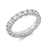 Ring 18 kt WG, 19 Brill. 3,06 ct, TW-si