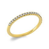 Ring 18 kt GG, 21 Brill. 0,20 ct, TW-si