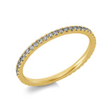 Ring 18 kt GG, 48 Brill. 0,30 ct, TW-si