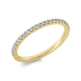 Ring 18 kt GG, 44 Brill. 0,40 ct, TW-si