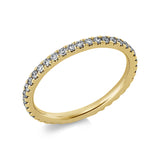 Ring 14 kt GG, 39 Brill. 0,47 ct, TW-si