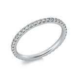 Ring 14 kt WG, 40 Brill. 0,50 ct, TW-si