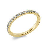 Ring 14 kt GG, 36 Brill. 0,57 ct, TW-si
