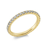 Ring 14 kt GG, 33 Brill. 0,69 ct, TW-si