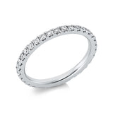 Ring 950 Pt Platin, 33 Brill. 0,68 ct, TW-si