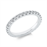Ring 18 kt WG, 30 Brill. 0,90 ct, TW-si
