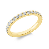 Ring 18 kt GG, 29 Brill. 1,02 ct, TW-si