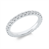 Ring 18 kt WG, 29 Brill. 1,03 ct, TW-si