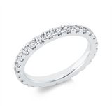 Ring 14 kt WG, 27 Brill. 1,15 ct, TW-si