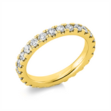 Ring 18 kt GG, 25 Brill. 1,47 ct, TW-si