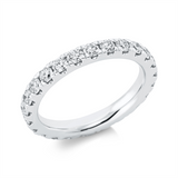 Ring 14 kt WG, 24 Brill. 1,66 ct, TW-si