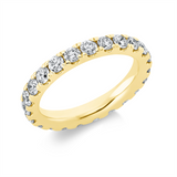 Ring 14 kt GG, 23 Brill. 1,83 ct, TW-si