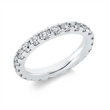 Ring 950 Pt Platin, 23 Brill. 2,15 ct, TW-si