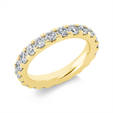Ring 18 kt GG, 20 Brill. 2,37 ct, TW-si