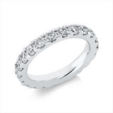 Ring 18 kt WG, 22 Brill. 2,47 ct, TW-si