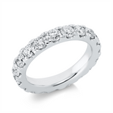 Ring 18 kt WG, 18 Brill. 2,96 ct, TW-si